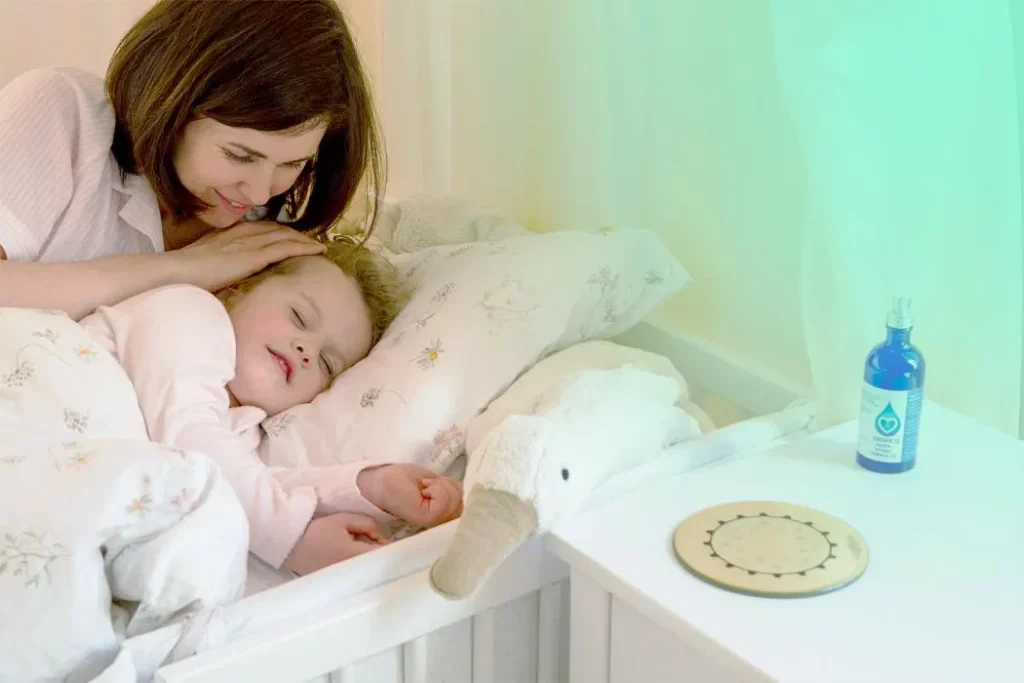 Strahlung im Schlafzimmer transformiert mit Penta Power Gold Tag