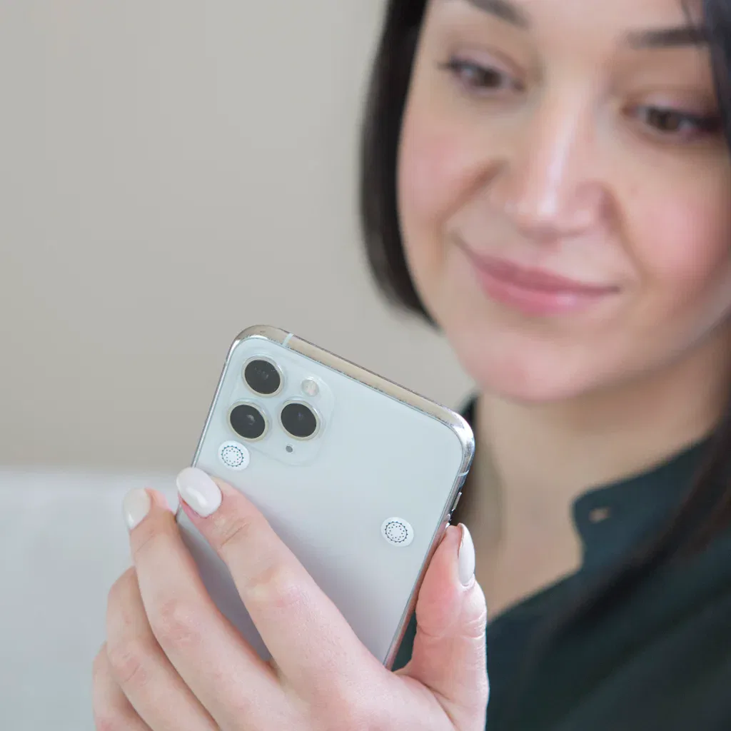 Penta Power Duo Tag beschermt tegen straling van smartphone mobiele telefoon