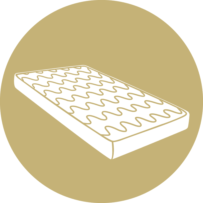 Metalen bedframes straling