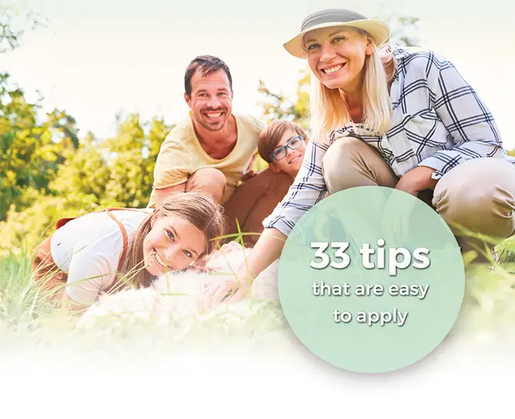 download our free e-book with 33 tips to avoid radiation