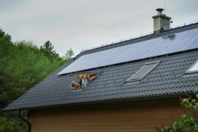 Straling afkomstig van zonnepanelen